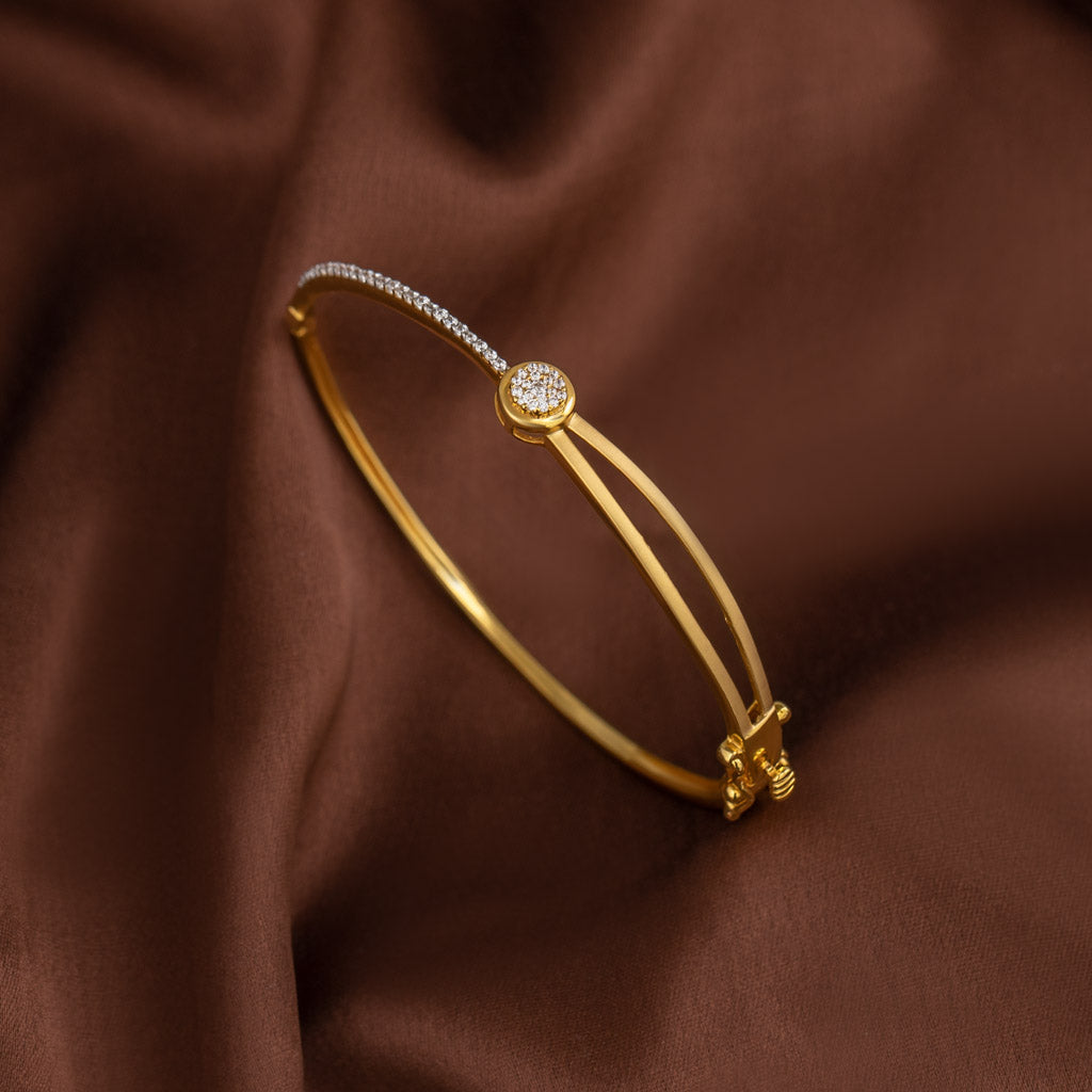 22k Plain Gold Bracelet JG-2108-03804 – Jewelegance