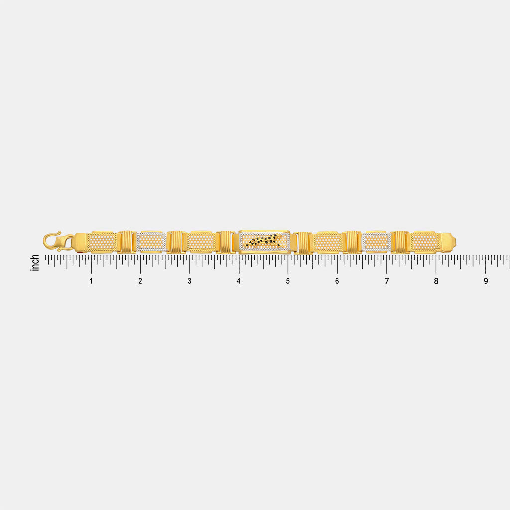 22k Plain Gold Bracelet JGS-2302-00210