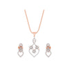 14k Real Diamond Pendant Set JGZ-2106-01205