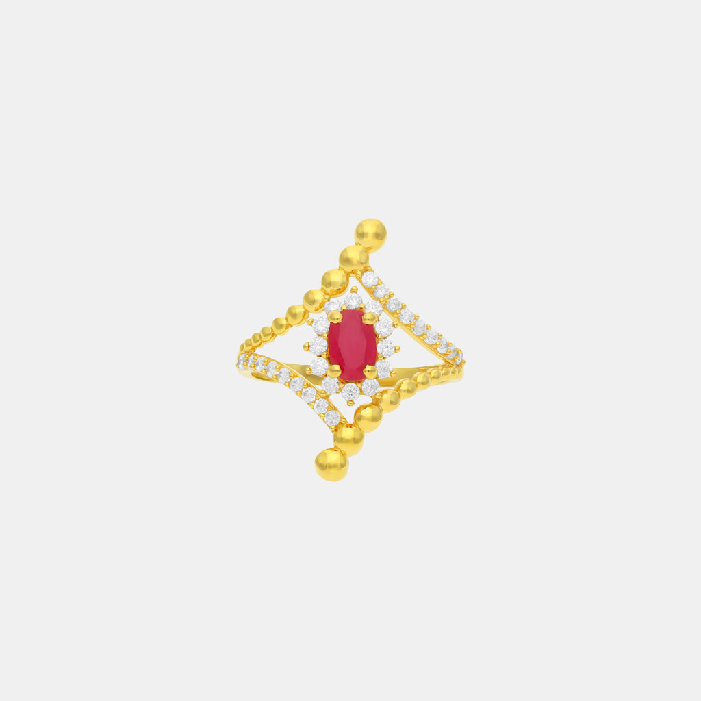 22k Gemstone Ring JMC-2201-05335