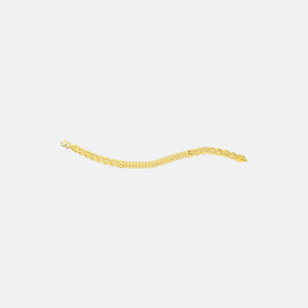 22k Plain Gold Bracelet JMC-2203-05988 7'50'' / Yellow