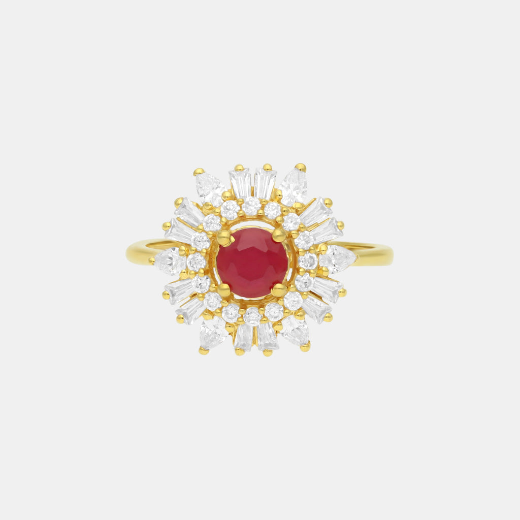 22k Gemstone Ring JMC-2204-06052